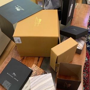 Six Michael Aram BOXES!
